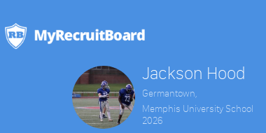 2026 Jackson Hood @Jackson_Hood25 Germantown, Tennessee Memphis University School @WHC_Falcons 5'10', 190, 4.9 RB ML myrecruitboard.com/#/athlete/0baa…