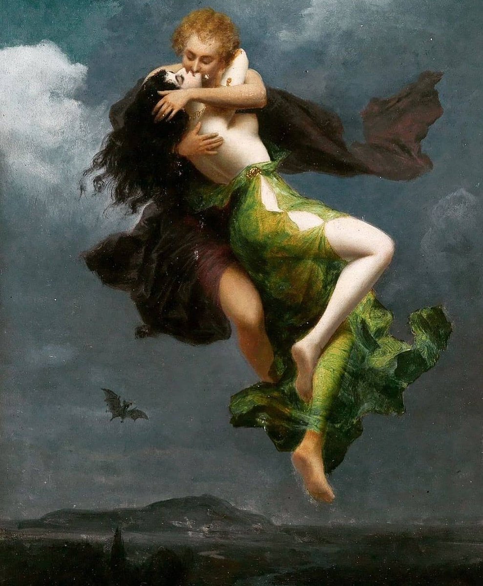 Allegory of the Dream, 1897, by Moritz Stifter