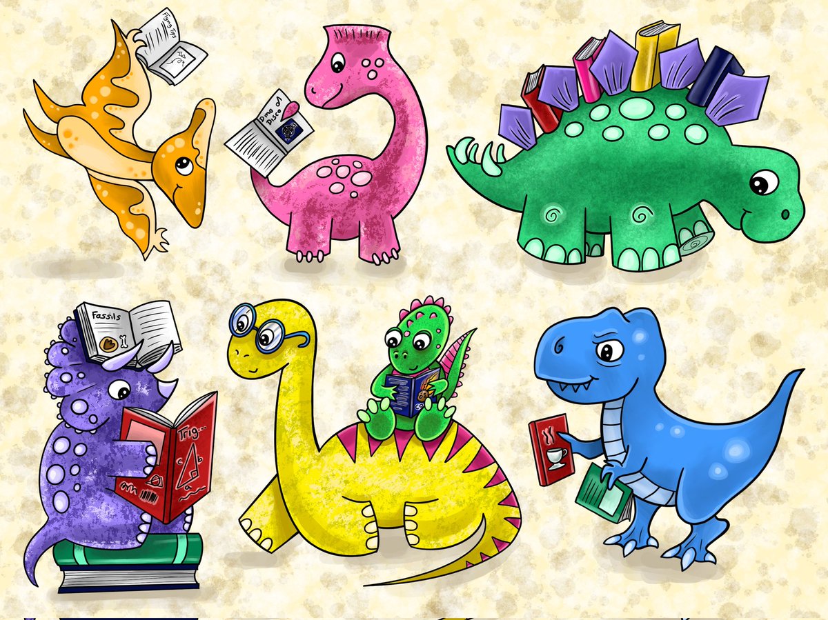 I think the stegosaurus is my favourite 🦕 📚 🦖