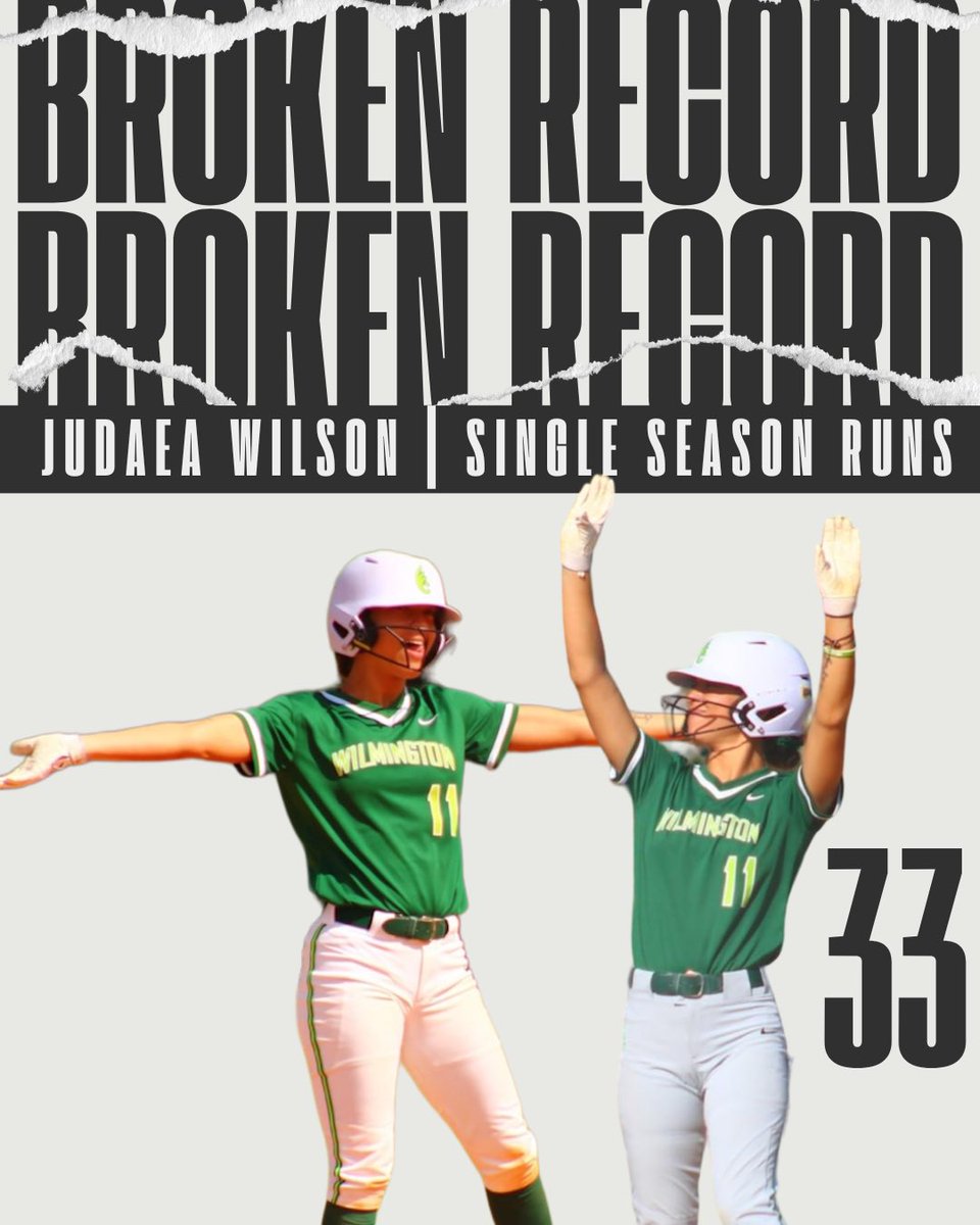 DubC_Softball's tweet photo. We had THREE players break the Single Season Runs Scored record this season 😮 The previous record was set in 2000 by Michelle Walter and was 30! https://t.co/wnud3eOFeu