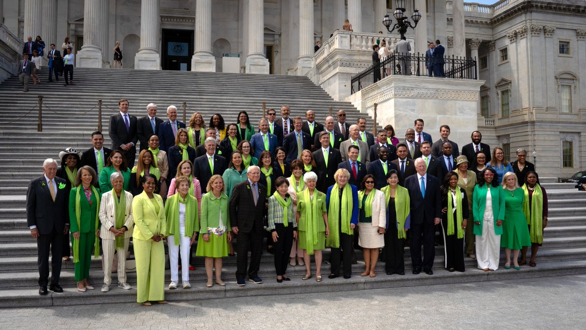 May is #MentalHealthMonth. That is why I was proud to wear green with my colleagues and commit to fighting for accessible care, breaking the stigma, and advocating for policies that uplift those struggling in silence.