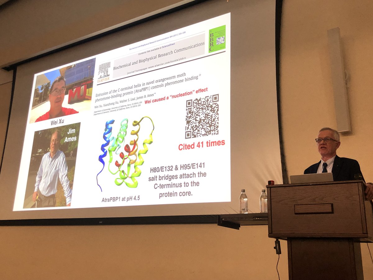 Yesterday, I gave the @ucdavis 2024 Faculty Distinguished Research Award lecture. My talk was a series of 'thank you' notes to former lab members & collaborators who made me get this award, including @wxu64475425 & @UCDChem' Jim Ames. Photo by @keatleygarvey. @MurdochUni