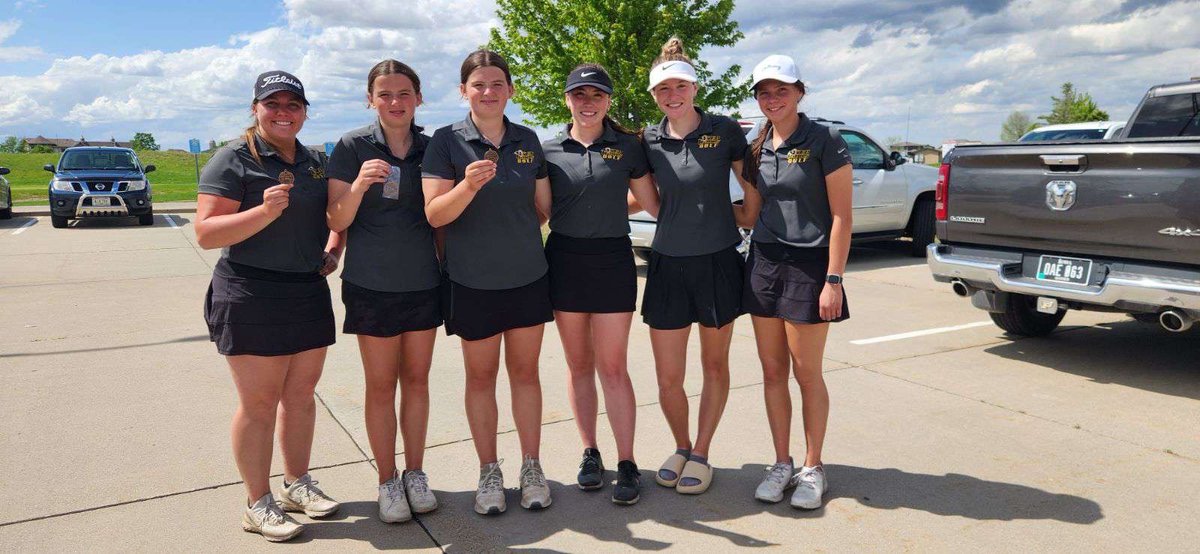 Rams take second at conference shooting a 2 day total of 711. Getting 1st team all conference <a href="/KateWahman/">Kate Wahman</a> (81,84) placing 4th place and <a href="/AnnaWahman/">Anna Wahman</a> (83,85) placing 6th. Getting 2nd team all conference <a href="/PruntyOlivia/">Olivia Prunty</a> (83,94) placing 12th. Also counting <a href="/MaddyMaynes14/">Maddy Maynes</a> (104,97).