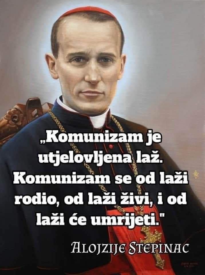 @Alex_Kolaric Blaženi Alojzije Stepinac o komunizmu je rekao sve! 🙏🇭🇷