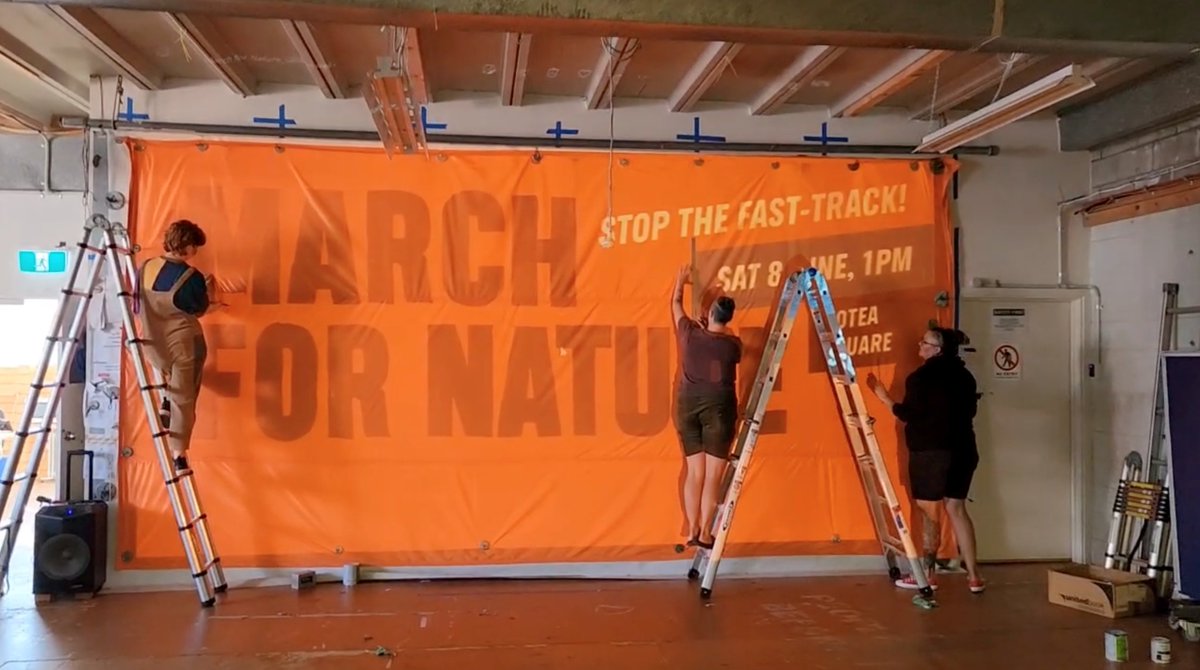 Tāmaki Makaurau!! Forest & Bird, @GreenpeaceNZ, Communities Against Fast Track (CAFT), Coromandel Watchdog, @WWFNewZealand, and Kiwis Against Seabed Mining have announced a ‘March for Nature’ on Sat June 8 at 1pm down Queen Street against the FT Bill. RSVP rsvp.marchfornature.nz/events/march-f…