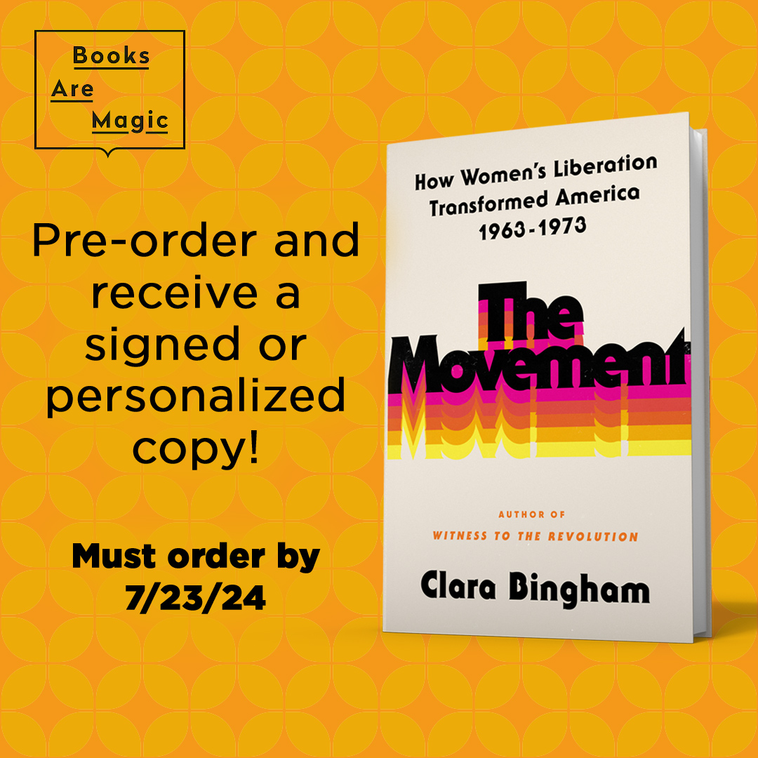 Great news! You can now pre-order a signed or personalized copy of The Movement from @booksaremagicbk 📚🪄 Place your order by 7/23 here: booksaremagic.net/lists/LukHUux6…