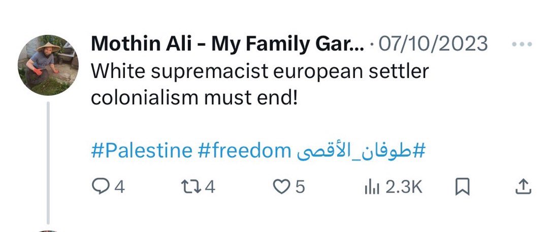 This afternoon I wrote to the new Leader of <a href="/LeedsGreenParty/">Leeds Green Party</a> <a href="/penny_stables/">Penny Stables</a> to ask if her first act will be to suspend their new member for Gipton &amp; Harehills or if she supports views like the attached.  Her silence has been deafening since we first wrote to her on Saturday.