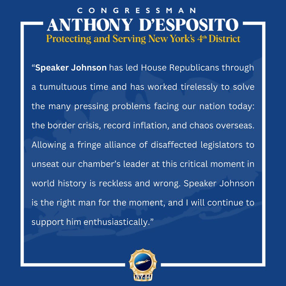 I stand with @SpeakerJohnson 🇺🇸