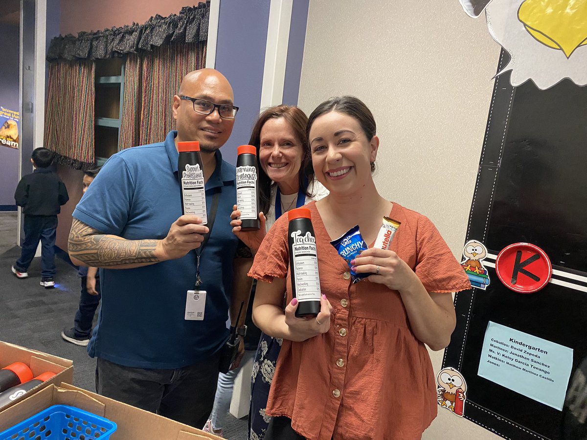 We ❤️giving our staff treats and gifts throughout the year! Today, was extra special! Our staff received concession stand treats and a special water bottle! #TeacherAppreciateWeek @ClarkCountySch