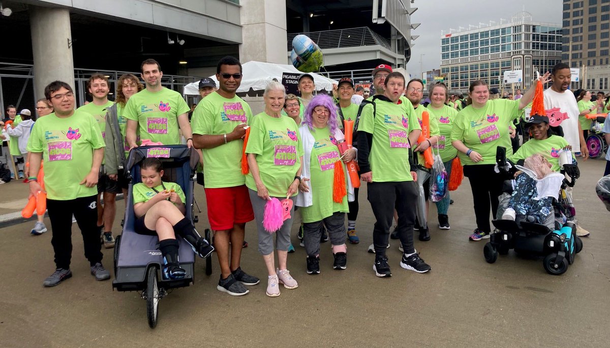 Congratulations to everyone who participated in #PigAbilities last weekend! We loved seeing everyone cross the Finish Swine and hear all of the cheers! #FlyingPigMarathon