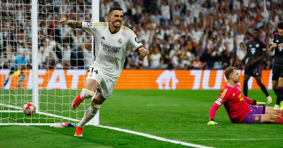 Real Madrid stun Bayern with late fightback to reach Champions League final reut.rs/4acDWJH