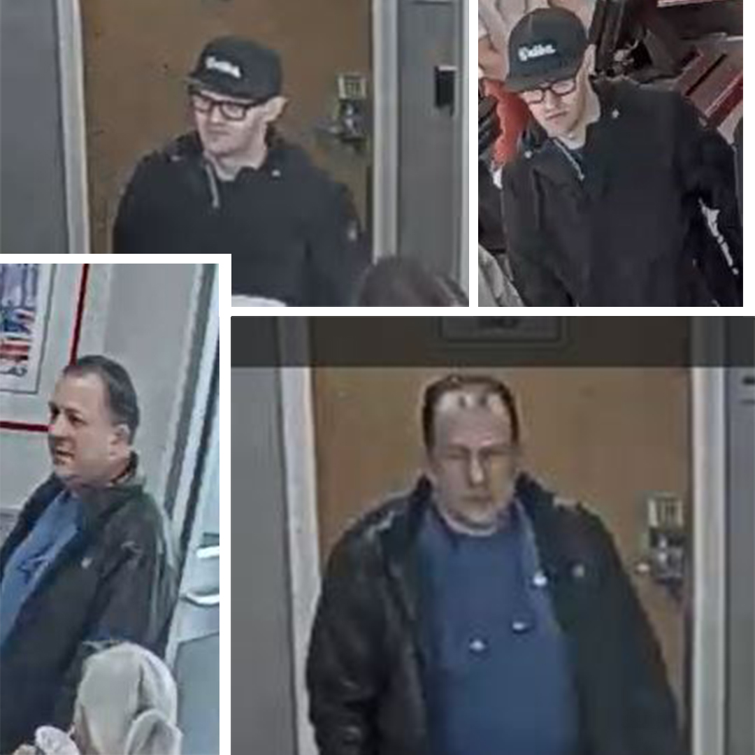 Riverton City Police Department is looking to identify and speak with the individuals in these photos. Officers are looking to speak with these individuals as witnesses to a crime which occurred on 5/2/24 at the In-N-Out Burger in Riverton.