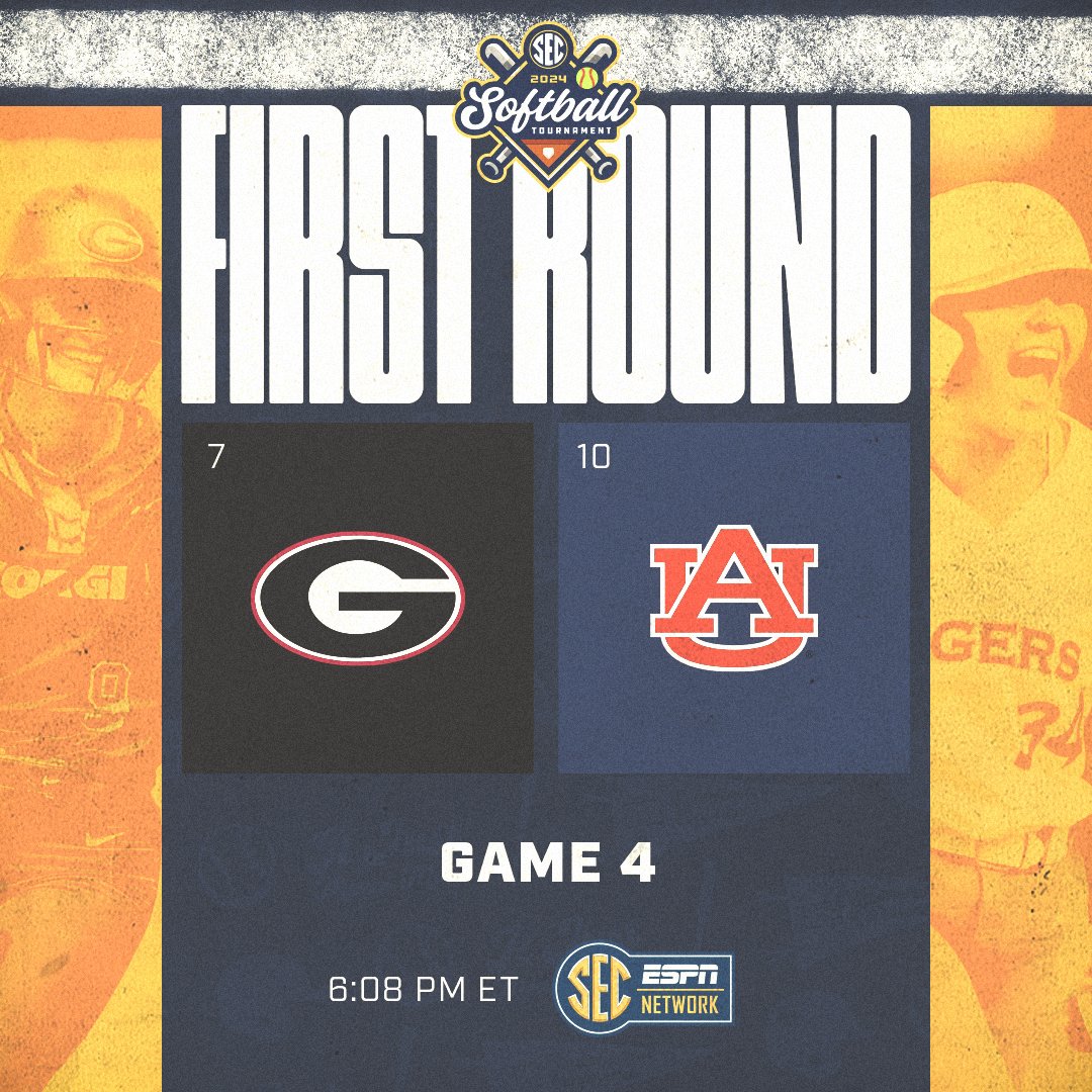 Host crowd piling in! FIRST ROUND No. 7 @UGASoftball vs. No. 10 @AuburnSoftball 📺 @SECNetwork: es.pn/3JUySiw ⏰ 6:08 PM ET #SECSB x #SECTourney