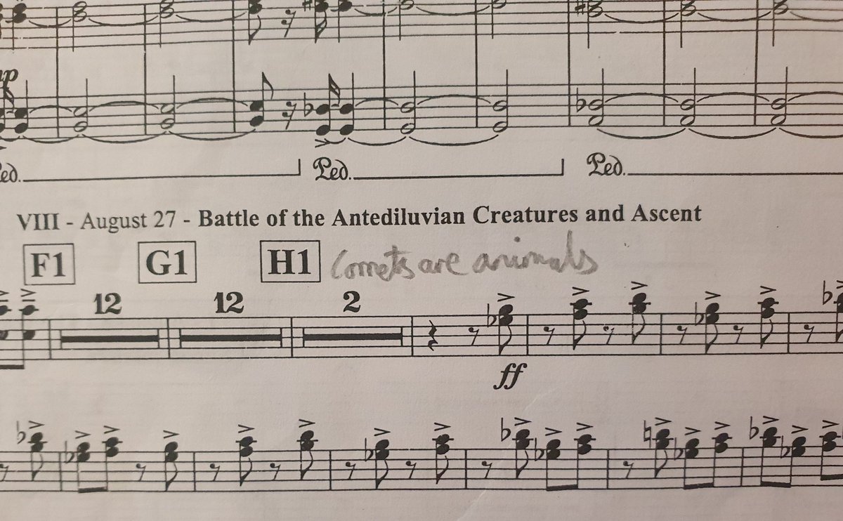 When you write a clue to aid your entry and it turns out to be true more generally 🤔🤫😁

#Music #SheetMusic #Blackpool #BrassBand #CornetsAreAnimals #JourneyToTheCentreOfTheEarth #SpringFestival