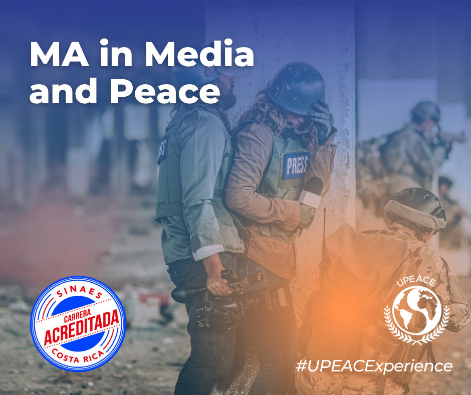 🕒 Hurry! Only 3 weeks left to apply! Apply for our MA in International Peace Studies specializing in Media, Peace and Conflict Studies, now accredited by @SINAESCR, and find out how to use media to shape the future of peace: bit.ly/47tCYaC #Media #Peace #LastCall