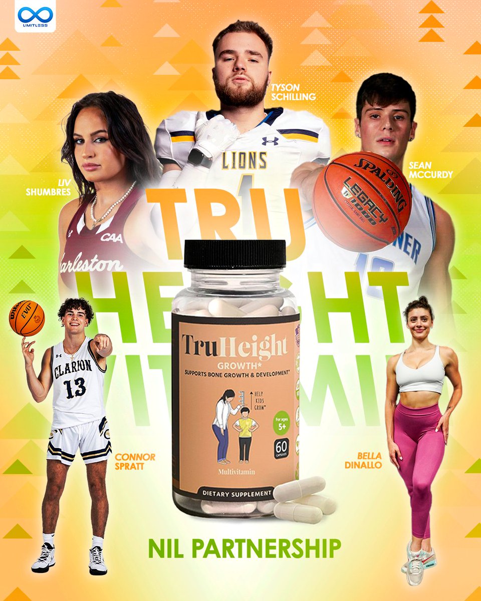Our creators have teamed up with TruHeight Vitamins to promote its Max Height kit featuring growth gummies, sleep gummies, and protein shake. ♾ | #ForAthletesByAthletes