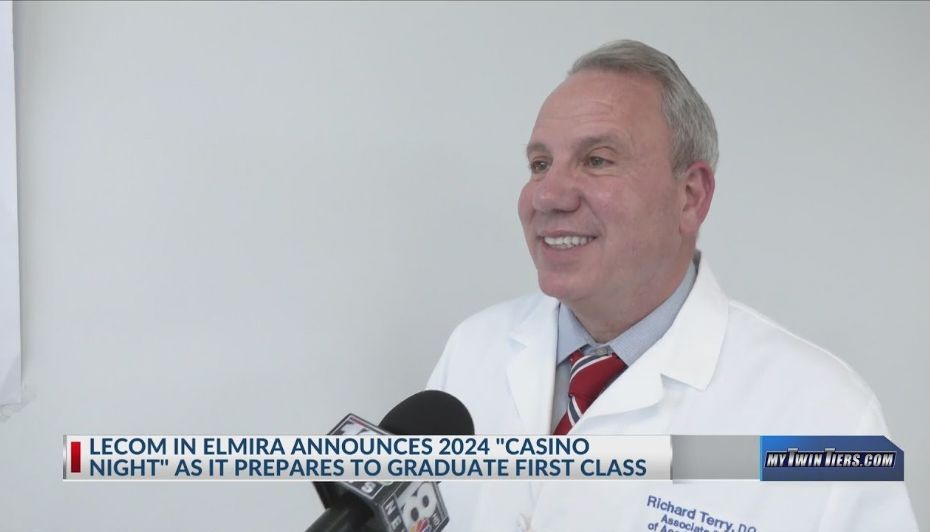 🌟 A big thank you to Nicolas Dubina from WETM 18 News for helping us relay the official announcement to the community for this year's LECOM at Elmira 2024 Casino Night! thank you to everyone who joined us this year for an unforgettable buff.ly/3tC5ANc