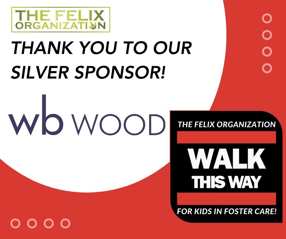📣Thank you to our Walk This Way 2024 SILVER Sponsor, WB Wood! Your support and generosity is so vital to all of our programming and we could not be more grateful! Check them out at wbwood.com * * * #FosterYouth #FosterCare #WalkThisWay #WTW #thefelixorganization
