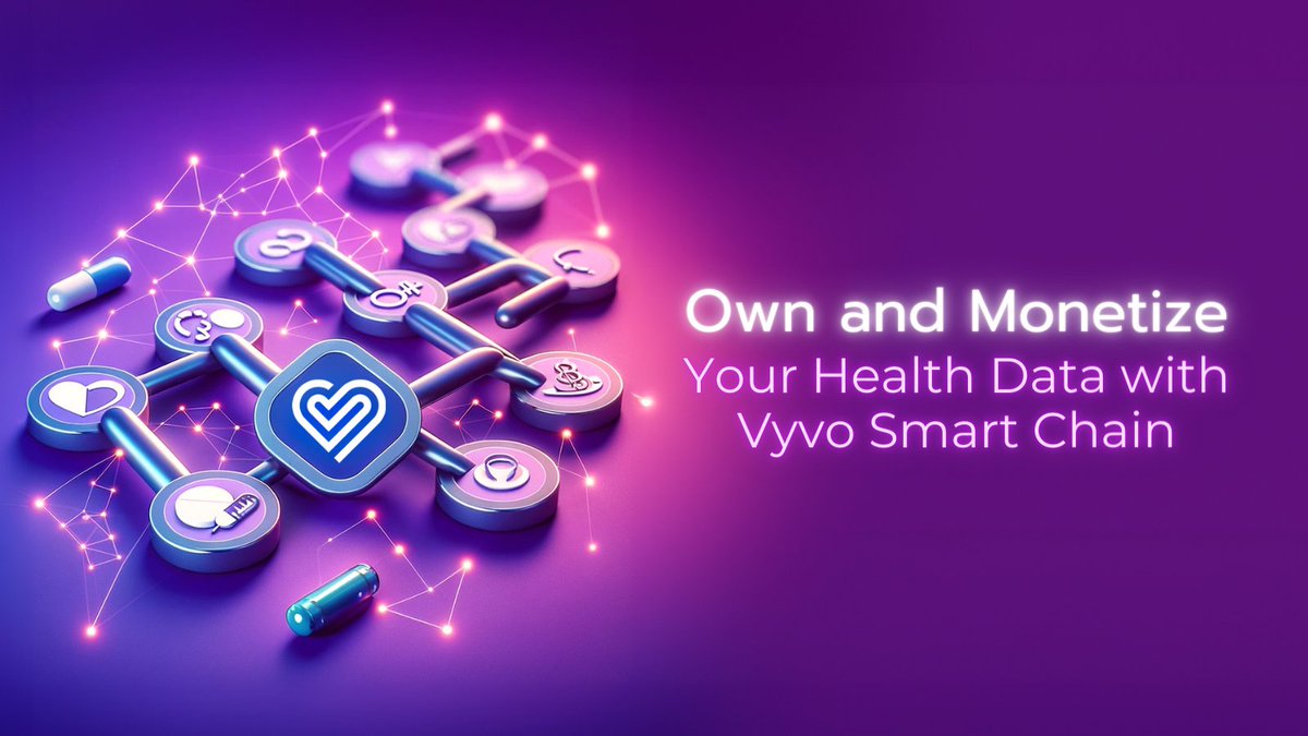 Interested in a future where you can own and monetize your health data?🤔 #VyvoSmartChain is shaking up the industry by putting YOU in control of your data. Get involved and see what the future holds!