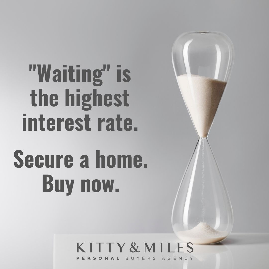 'Should I buy now or wait?' 🤷🏽🤷🏼‍♀️

I'm asked this question every single day ☺️

Getting into the market full stop is the answer ✅

#realestate #propertyinvestment #wealthcreation #mindset #progressnotperfection #kittyandmiles #buyersadvocate #buyersagent