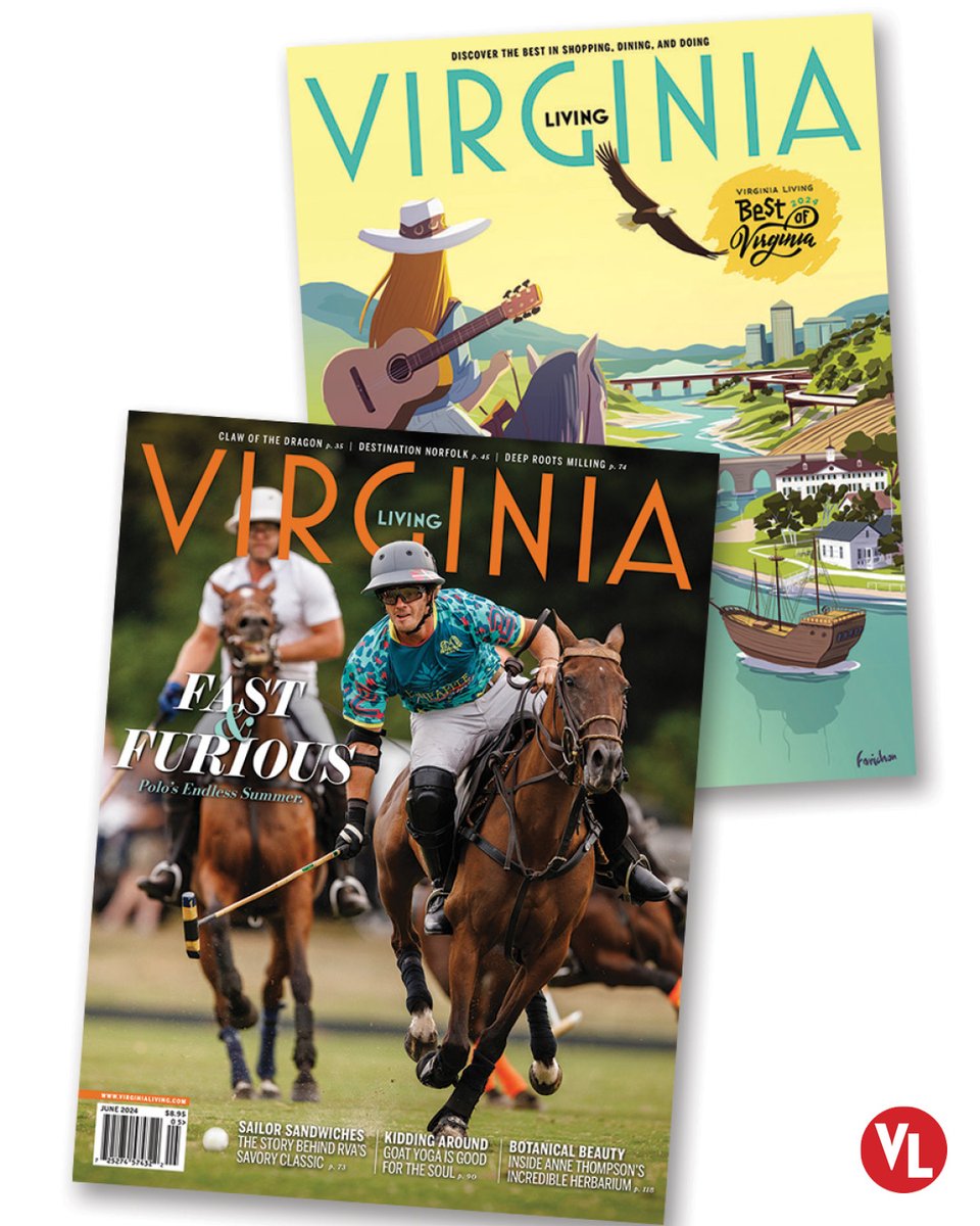 Capture the heart and soul of Virginia with Virginia Living. Enjoy our May/June edition and double your delight this month with our special Best of Virginia issue, both available for purchase on our eStore today!⁠ ⁠virginialivingstore.com/collections/cu…