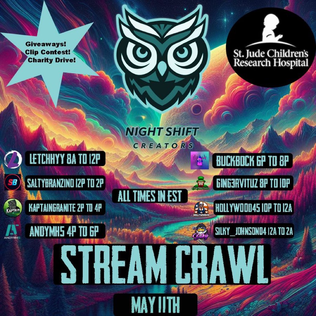 Great news everyone! Thanks to <a href="/PUBG/">PUBG: BATTLEGROUNDS</a>, we have just added 1,000 G-Coin as a prize to each clip contest as well as the NSC merch. Make sure to get your clips in to the discord, this is last call!

Excited to see you all Saturday for a great cause!!