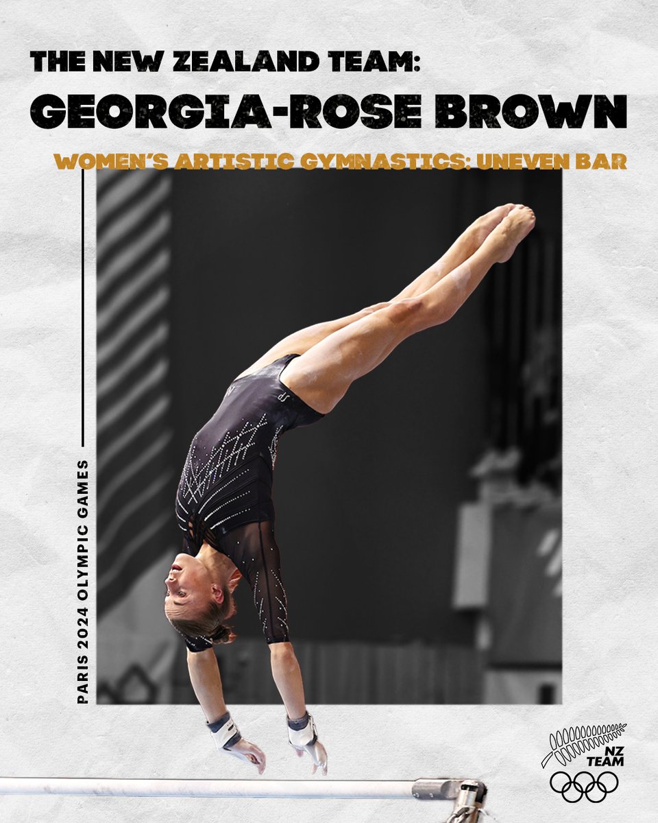 Vaulting to victory in Paris 🤸‍♀️

Georgia-Rose Brown has been named in the New Zealand Team for the Paris 2024 Olympic Games 🌿🖤

#EarnTheFern