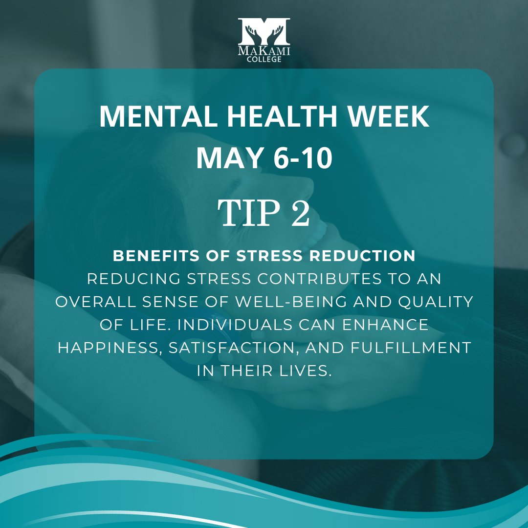Today, our SALT department presented us with a Stress Management workshop for #CanadianMentalHealthWeek.

We about our busy minds & ways to focus on the here & now.

For more strategies to help you through your studies, make sure to reach out to our SALT advisors.

#makamicollege