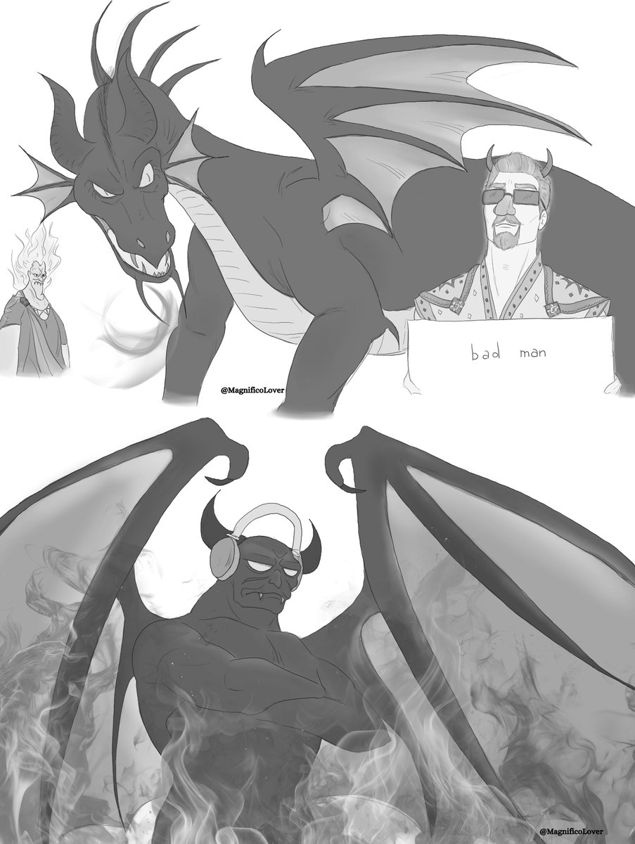 MagnificoLover's tweet photo. King Magnifico tries the second villain audition

He did his best https://t.co/BtNFyEI3FC