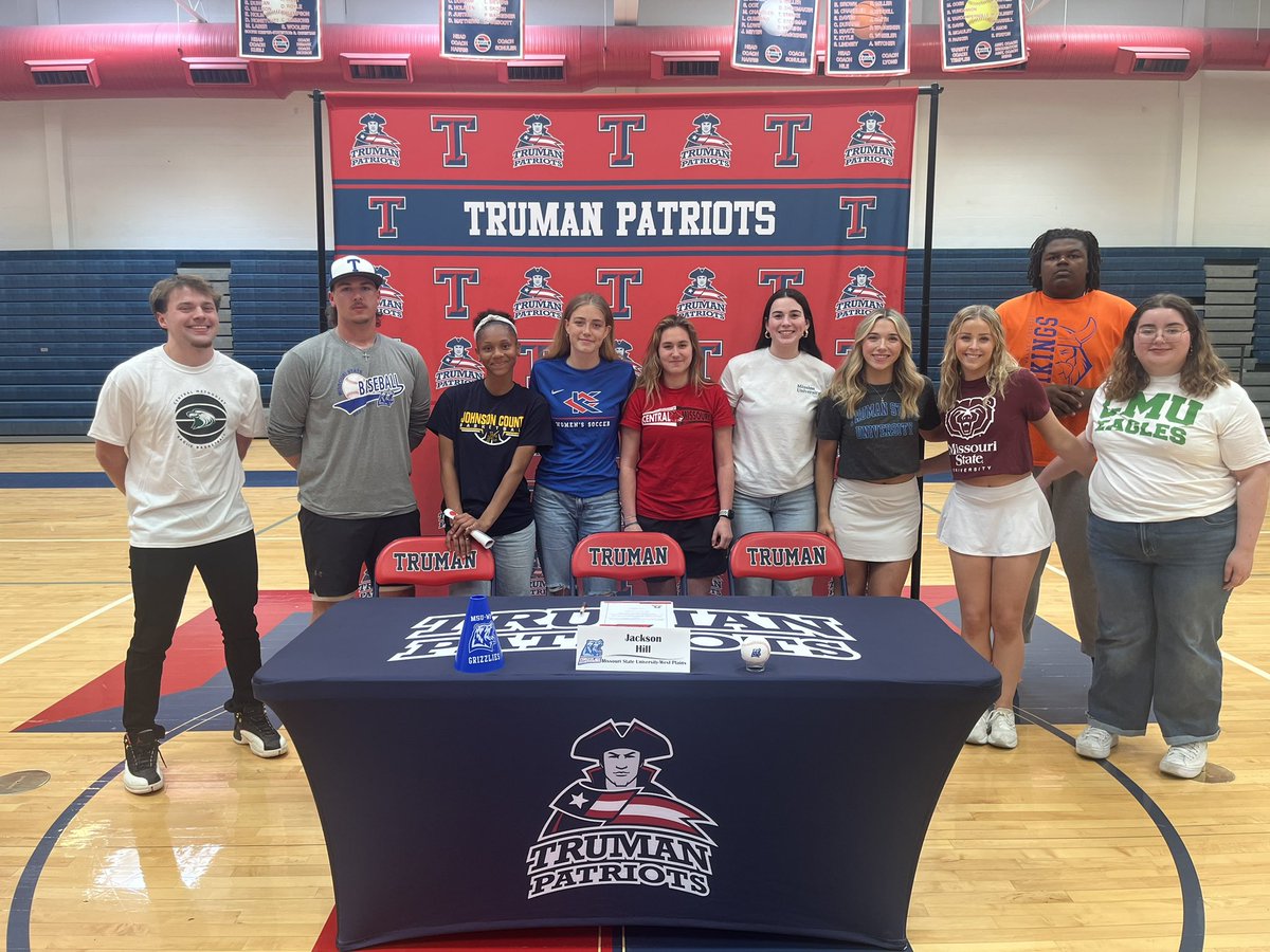 Bobby McCutcheon (@gotrumanpats) on Twitter photo We had 10 students sign today to play sports or participate in an activity in college. You truly epitomize what it means to be a Patriot! We are proud of each and every one of you! <a href="/THSPatriots/">THSPatriots</a> We had 10 students sign today to play sports or participate in an activity in college. You truly epitomize what it means to be a Patriot! We are proud of each and every one of you! <a href="/THSPatriots/">THSPatriots</a>