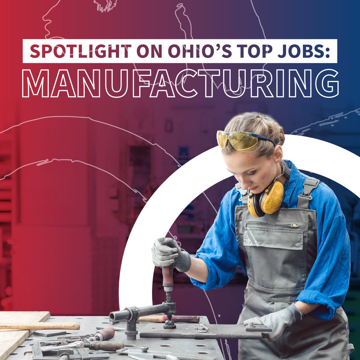 Find and pursue a path in manufacturing with the help of OhioMeansJobs! With job openings for assembly workers, engineers, engineering technicians, industrial maintenance, production, and quality assurance, you can find your place in Manufacturing! #OhioMeansJobs