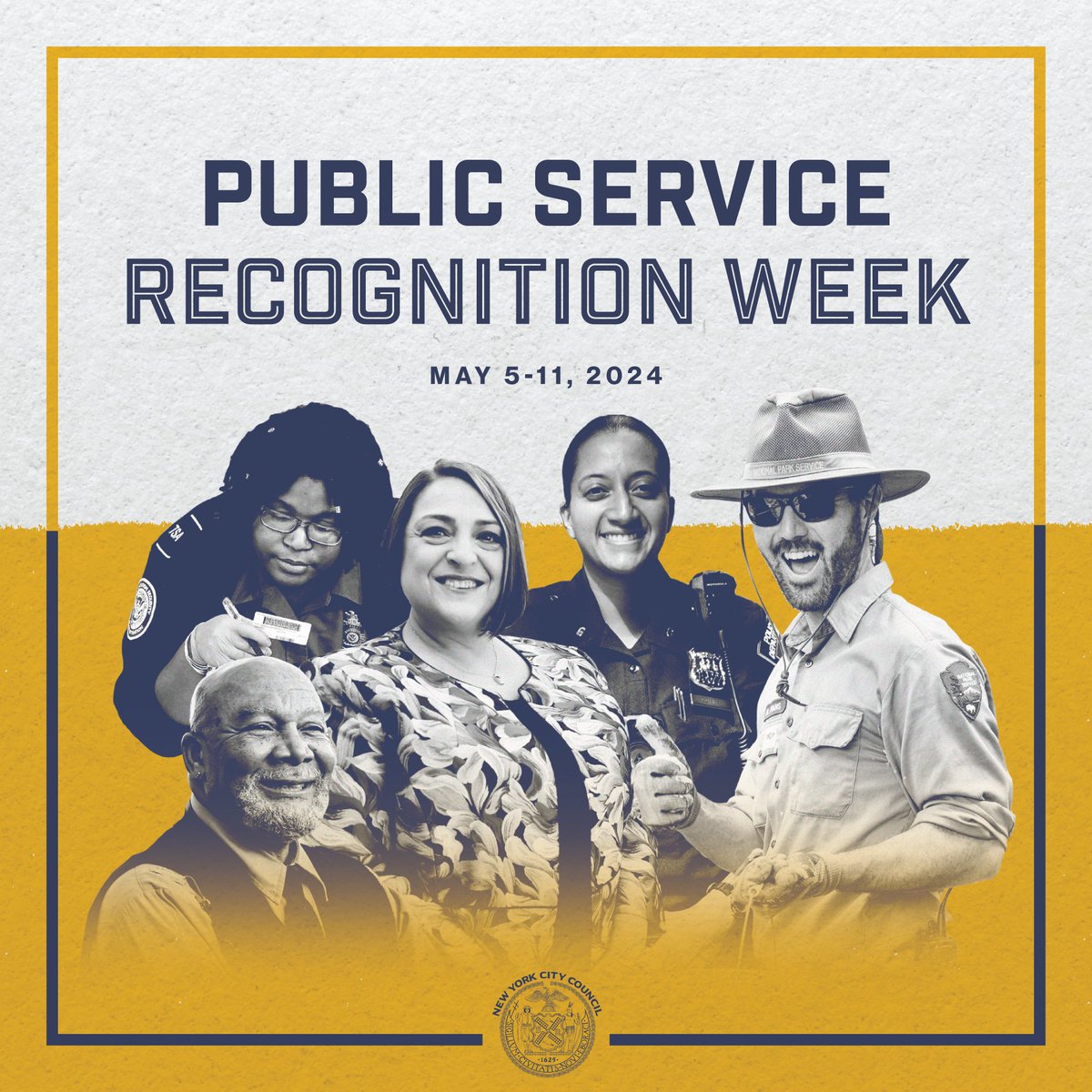 For Public Service Recognition Week, we honor all the workers who serve here in New York City and across our country. Thank you for all you do!