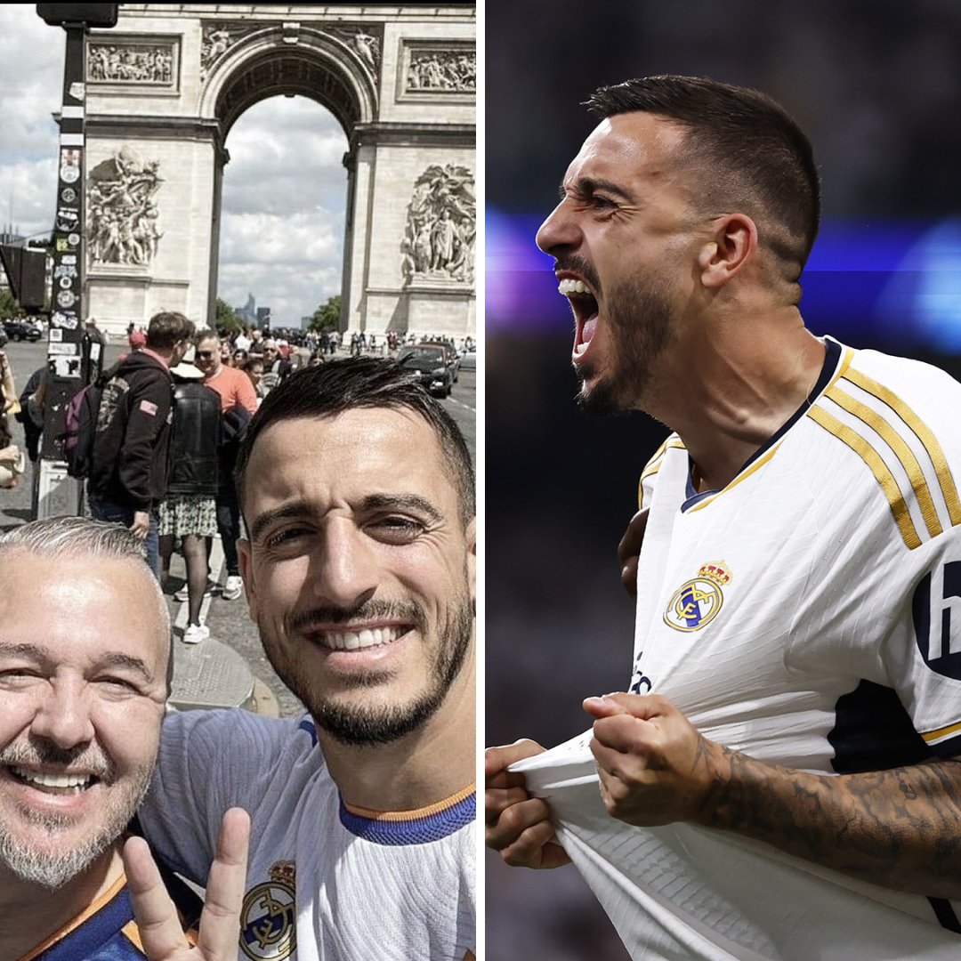 🗓️ 2022: Joselu presente en París para apoyar al Real Madrid en la final. 🥺 🗓️ 2024: Joselu clasifica al Real Madrid a la final con un doblete. ⭐
