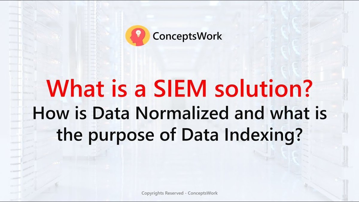 ScrapeLogo's tweet image. Video : #SIEMSolution | #DataNormalization and Indexing ✅ 🎞 📊 - rite.link/Khkn 👈🏼 get the #CompanyLogoAPI that does what  #chatGPT cannot do