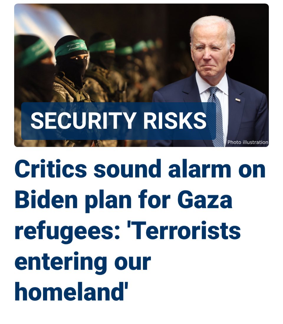 I mean, it’s pretty simple to see folks. Biden imports terrorists, they spread out to the campuses with Hamas demonstrators and radicalize them, then martial law can be declared during the election year…….
