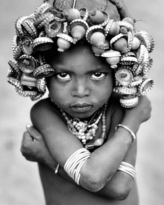 Eric Lafforgue 📸 Dassanech tribe girl. Ethiopia