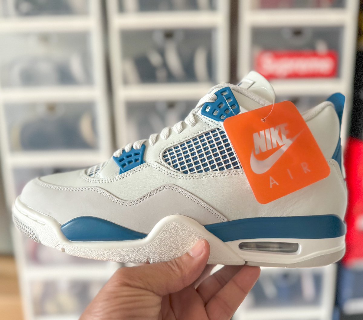 Now that pairs are in hand, contrary to belief…..I think that the Jordan 4 Military Blue is one of the brands best retro’s ever done imho. Well executed @Nike @Jumpman23 BRAVO‼️🗣️