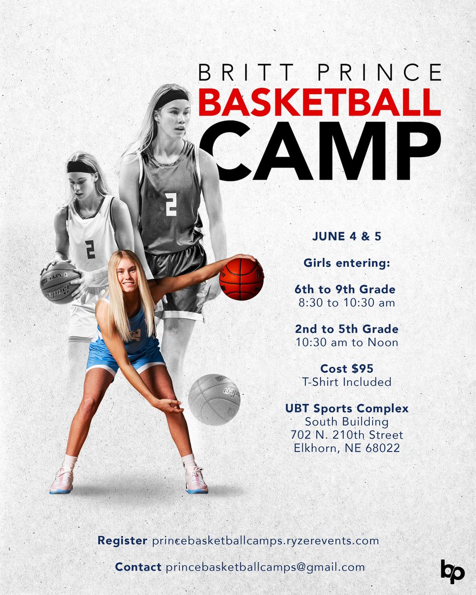 Super excited to be hosting a basketball camp in Elkhorn, NE!! Let’s go to work!! register.ryzer.com/camp.cfm?ID=27…