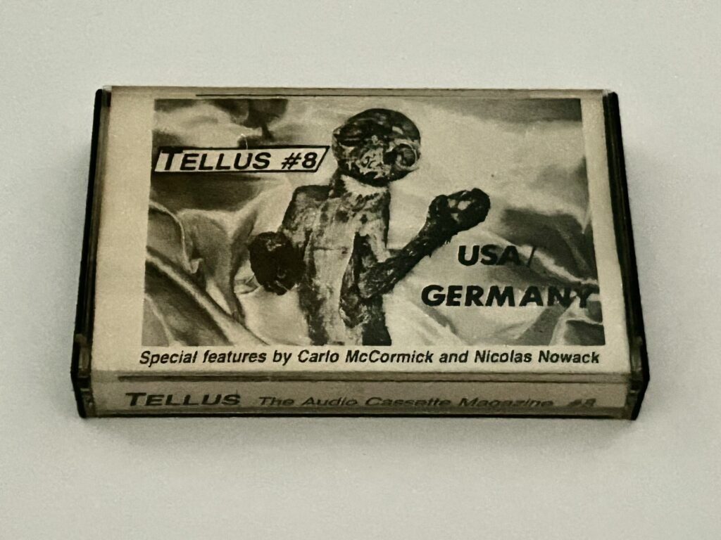 Tellus The Audio Cassette Magazine, #8, USA / Germany, with Carlo McCormick, Konk, Rat At Rat R, Christian Marclay, Casette Tape, 1985: ubu.com/sound/tellus_8… [MP3]