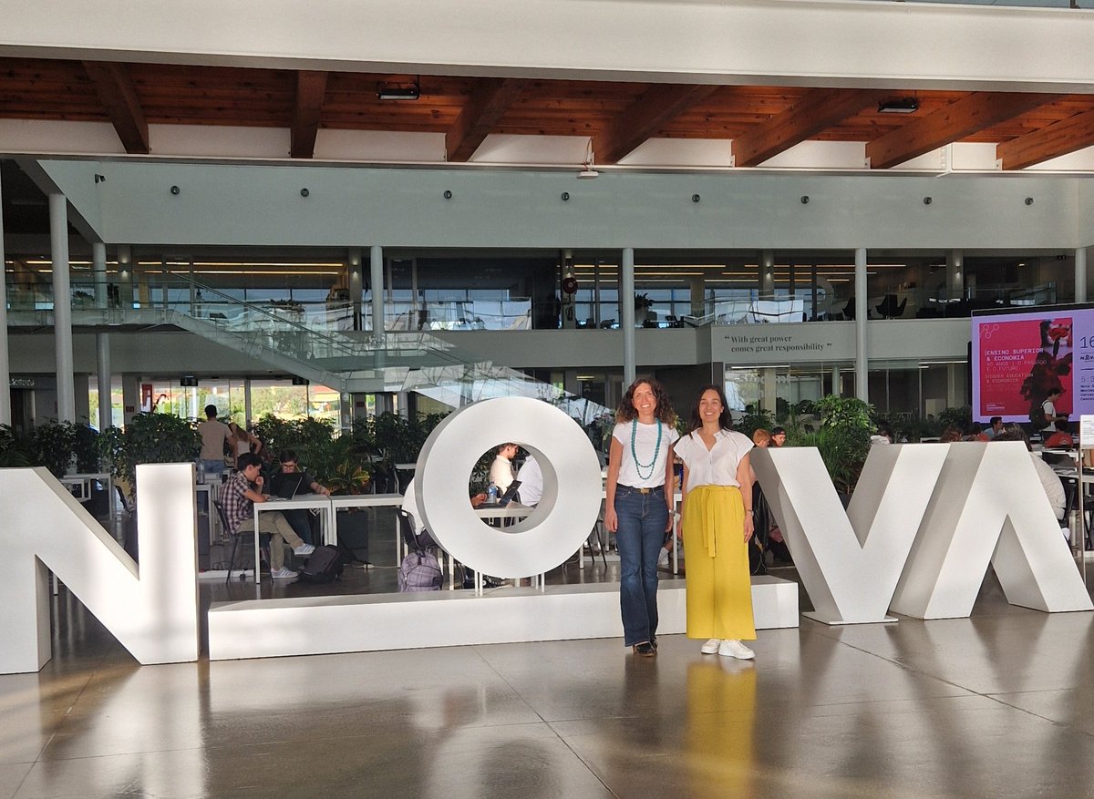 Great to present at @novafrica today and hear about so many interesting projects. And great to see my friend @cbatista_econ! See you soon! Obrigada!