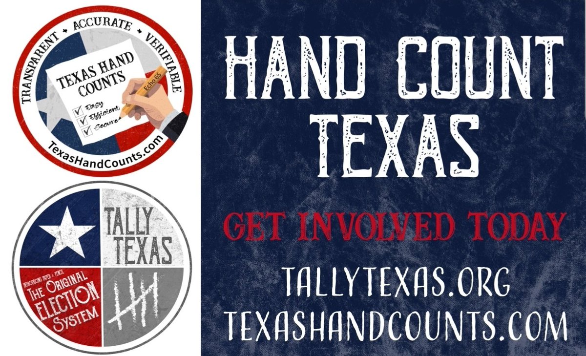 People powered elections Come learn how to be the people once again. Come see us at Booth 727 at @TexasGOP Convention May 23rd-26th Come touch and feel a real ballot. #txlege @CauseAmerica