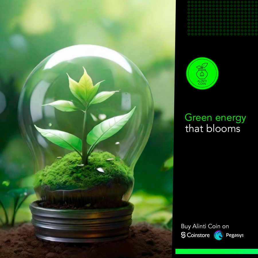 AlintiCoins's tweet photo. At Alinti we take advantage of the photosynthesis process of plants to create clean and sustainable electrical energy.🌱⚡♻️🌎
@CoinstoreExc
@CoinStoreHUB
@Coinstore_Japan
#greenfinance #cryptocurrency #Blockchain #Sustainability #altcoins #ReFi #CryptoGreen #AlintiCommunity https://t.co/h2P3PBcdv5