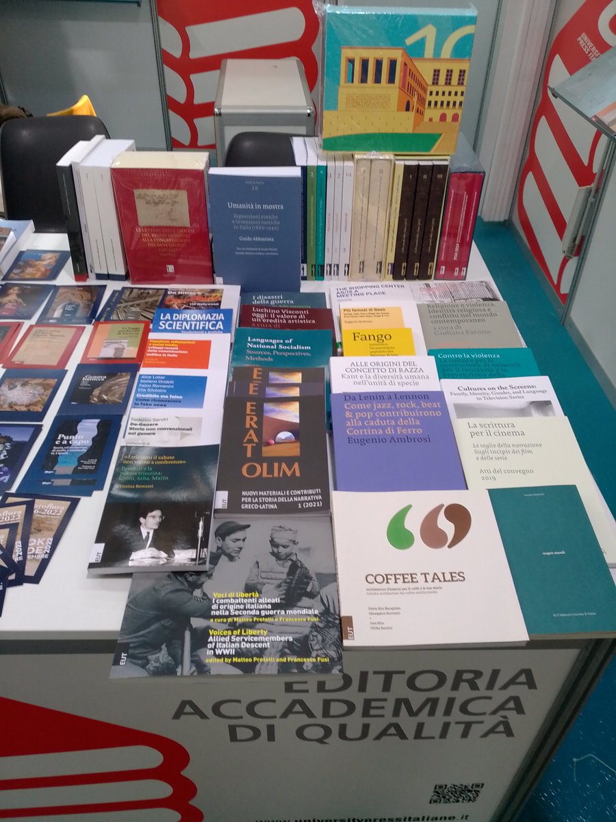 Anche quest'anno EUT è presente con i suoi titoli al Salone del Libro di Torino, nello stand UPI University Press Italiane (Pad.2 -H06).