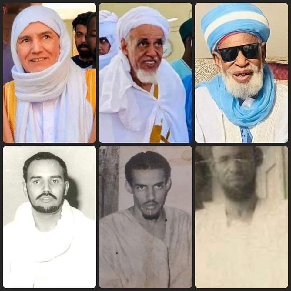 Shāykh Ould Khairy (حافظه الله) Shāykh Al Hajj Al Mishry (حافظه الله) Shāykh Dahiru Usman Bauchi (حافظه الله) Then & Now 🩵 Allah protect and preserve them 🙏🏾