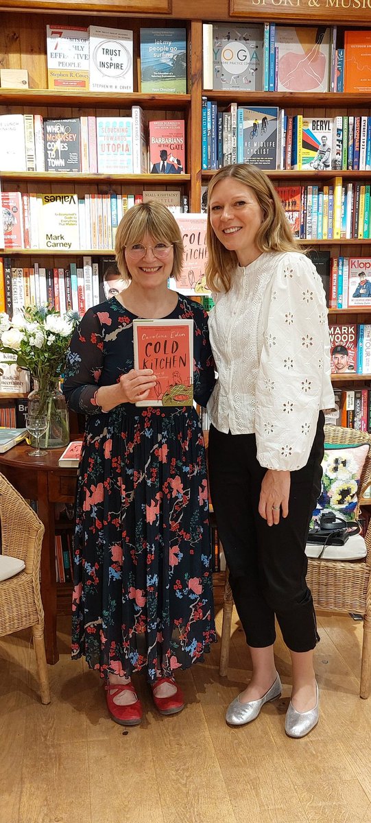 Thoroughly enjoyable evening in our bookshop, celebrating with @edentravels the launch of her brand new and utterly compelling memoir #ColdKitchen. Thank you to all who came along and made the evening special. Great night!🧡👏🏻