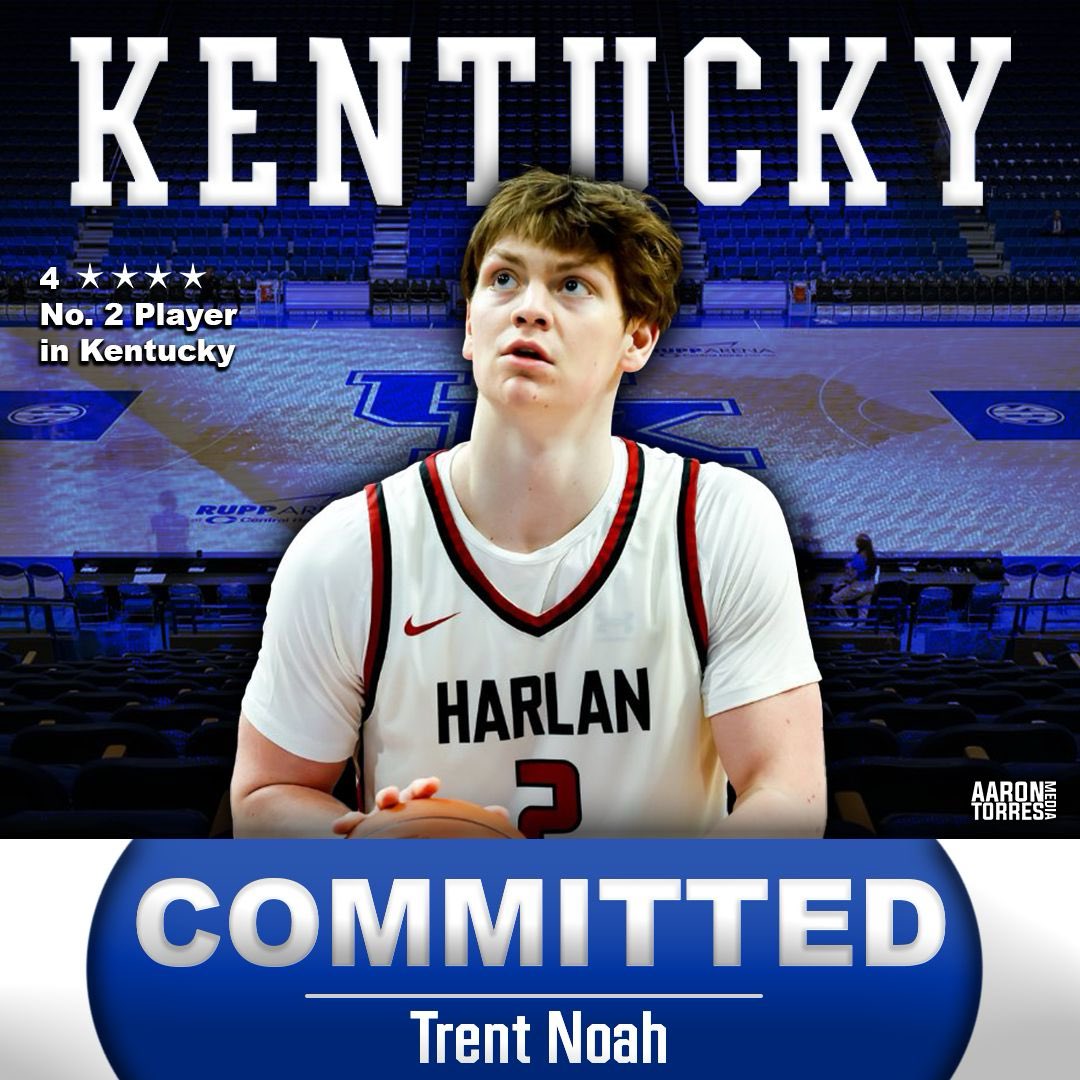 BOOOOOM 💥

🏆No. 2 player in Kentucky
🏆 No. 5 all-time scorer in KHSAA history
🏆Runner-up in Kentucky state championship

Trent Noah, welcome to #BBN 😤