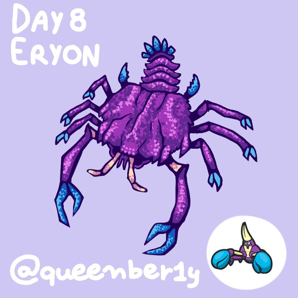 #maysozoic day 8: eryon
#art #digitalart #paleoart #pokemon #pokemonfanart  #dinosaur