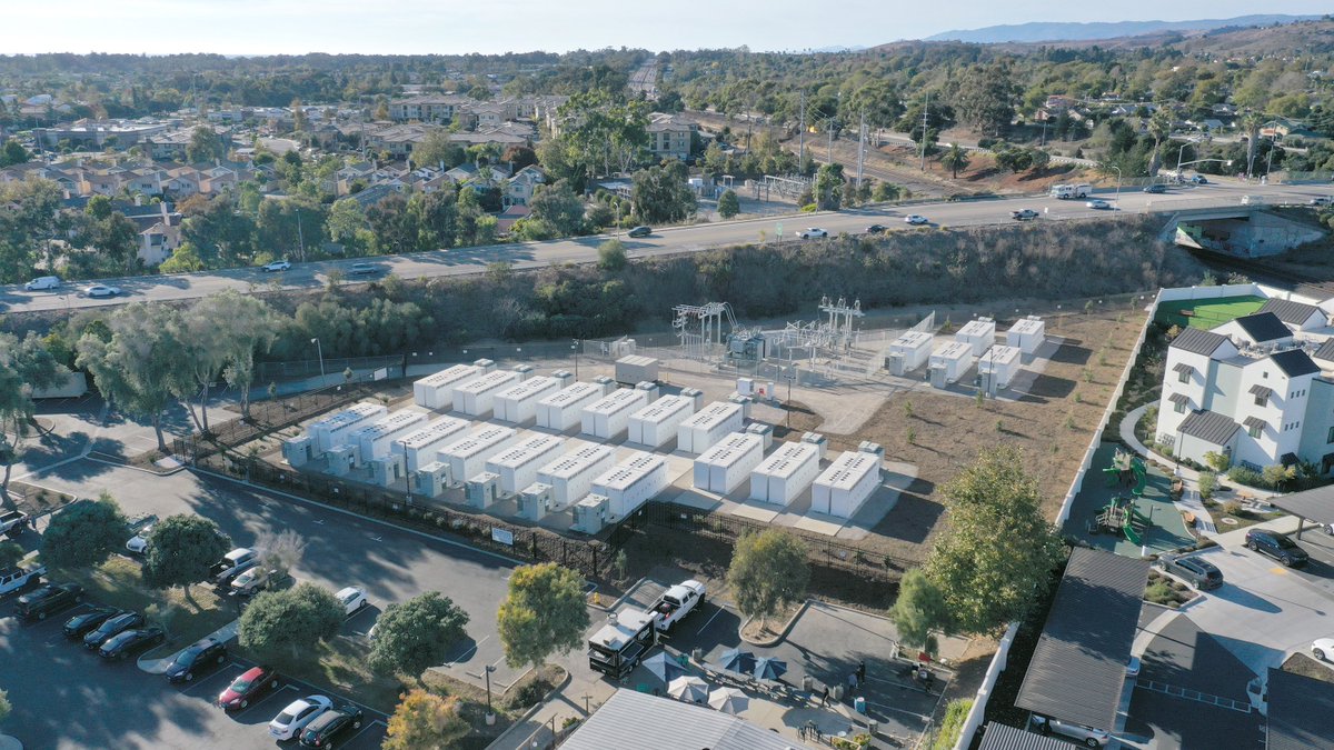 Tesla_Megapack's tweet image. 60MW / 160MWh of Tesla Megapacks at @GridStorLLC&apos;s site in Goleta, CA are now Santa Barbara County&apos;s largest power resource, surpassing the local peaker plant

This battery storage system bolsters grid reliability for the region and supports California&apos;s transition to renewables…
