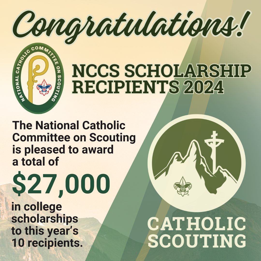 CathScoutBSA's tweet image. 10 Catholic Scouts are recognized for outstanding leadership and commitment to service. #CatholicScouting Find out more! bit.ly/3LgJHfw