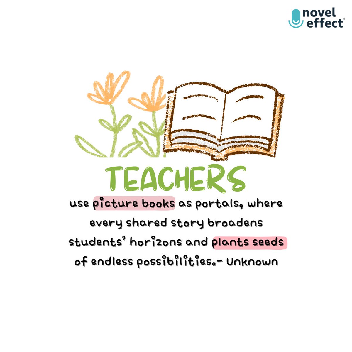 Happy Teacher Appreciation Week! To show our appreciation, educators get 50% off a 1 Year Novel Effect subscription with the code TAPP24 at checkout: buff.ly/3GgyubW Tag a friend that needs to see this or RETWEET to share this $25 megadeal🍎💐